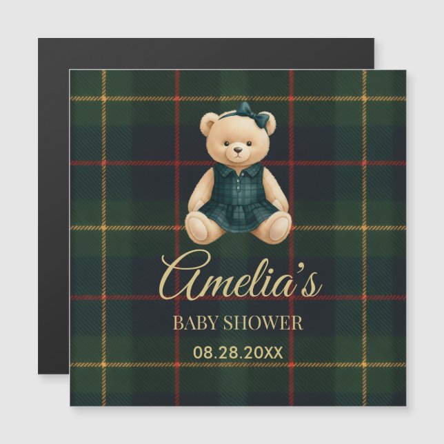Chique Luxe Teddyshower  (Voorkant / Achterkant)