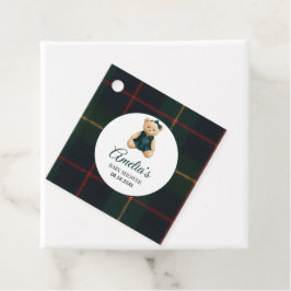 Chique Luxe Teddyshower Baby Bedankjes Labels
