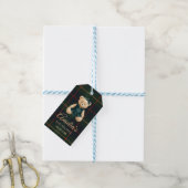 Chique Luxe Teddyshower Baby Cadeaulabel (Met Touw)