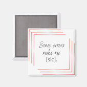 Chique Magnet voor uw favoriete taalliefhebber (Voorkant / Achterkant)