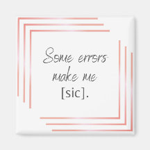 Chique Magnet voor uw favoriete taalliefhebber