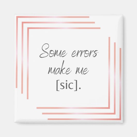 Chique Magnet voor uw favoriete taalliefhebber (Voorkant)