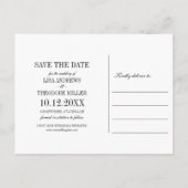 Chique Magnolia Bloemen | koraal | De datum opslaa Aankondigingskaart (Achterkant)