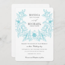 Chique Magnolia krans | Bleek blauw | Bruiloft