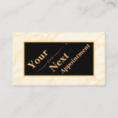 Chique make-up artiest haar salon afspraakkaart visitekaartje (Voorkant)