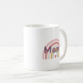 Chique "Mama" regenboog Koffiemok (Voorkant rechts)