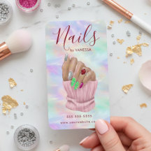 Chique Manicuriste Kunstenaar Nagelsalon Stijlvol 