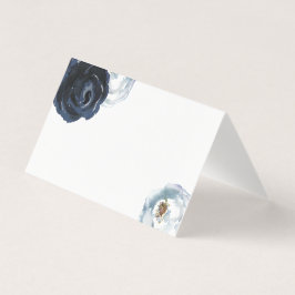 Chique marine blauwe pioen bruiloft tafel plaats k kaart