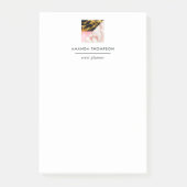 Chique marmer en folie geometrisch post-it® notes (Voorkant)