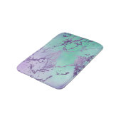 chique marmer | Lavendel Paarse en Mint Green Badmat (Gekanteld)