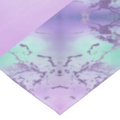 chique marmer | Lavendel Paarse en Mint Green Tafelkleed (Gekanteld)