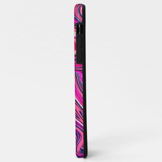 Chique Marmer Wervel Monogram Case-Mate iPhone Case (Achterkant/links)