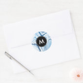 Chique Marmeren Monogram Stickers (Envelop)