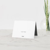 Chique Mason Pot & Leikaart Bedankbriefkaart Bedankkaart (Achterkant)