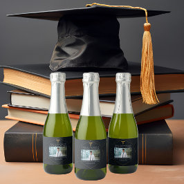 Chique Medische School Afstudeerfeest Favor Mini Sparkling Wijnetiket