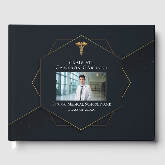 Chique Medische School Foto Afstudeerfeest Gastenboek (Voorkant)