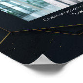 Chique Medische School Foto Afstudeerfeest Welkom Poster (Hoek)