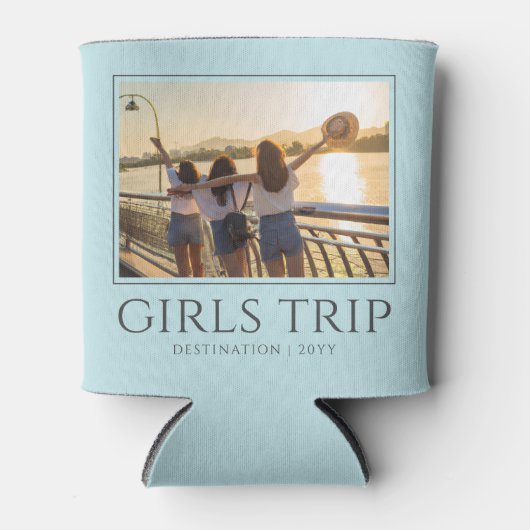 Chique meisjes reis | Meisjes weekend Custom Foto Blikjeskoeler (Voorkant)