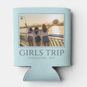 Chique meisjes reis | Meisjes weekend Custom Foto Blikjeskoeler (Achterkant)