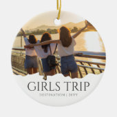 Chique meisjes reis | Meisjes weekend Foto Keramisch Ornament (Voorkant)