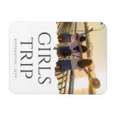 Chique meisjes reis | Meisjes weekend Foto Magneet (Horizontaal)