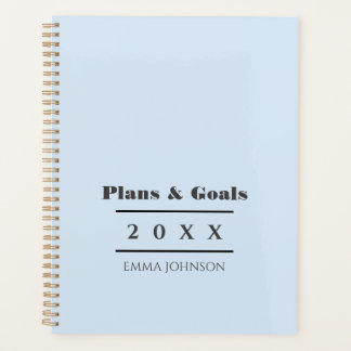 Chique Meisjesachtige Babyblauwe Persoonlijke Planner
