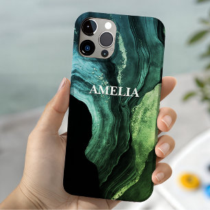 chique meisjesachtige nepschitterende marmeren kun Case-Mate iPhone 14 hoesje