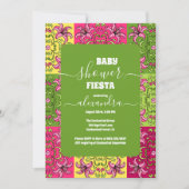 Chique Mexicaanse Floral Señorita Baby shower Meis Kaart (Voorkant)