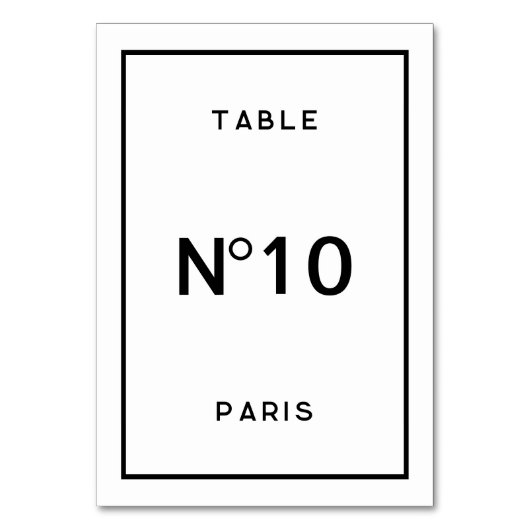 Chique minimaal Frans monochroom bruiloft Kaart (Achterkant)