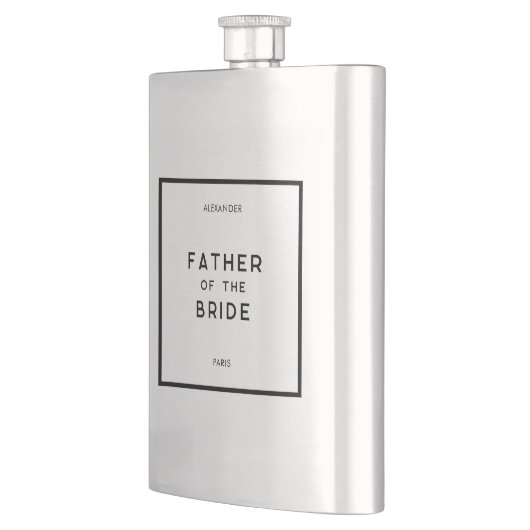 Chique minimale Franse monochrome vader van de bru Flacon (Links)