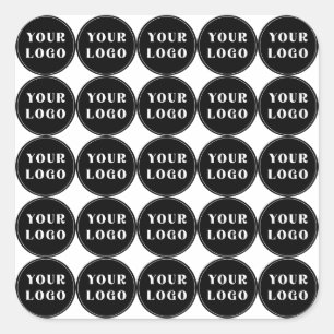 Chique, minimalistisch, stijlvol en  vierkante sticker