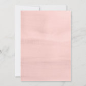 Chique minimalistische Boho Waterverf Wildflower b Kaart (Achterkant)