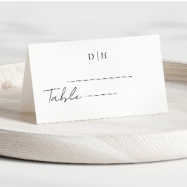 CHIQUE minimalistische elegantie Plaatskaartje