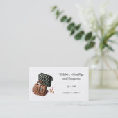 Chique Minimalistische Handtas Accessoires Zakelij Visitekaartje (Staand voorkant)