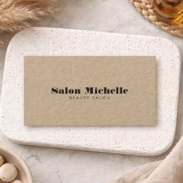 Chique Minimalistische Kraft Boetiek Salon  Visitekaartje