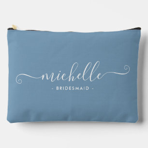 Chique Minimalistische Meerblauwe Persoonlijke Bru Etui