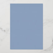Chique Minimalistische Moderne Script Folie Uitnodiging (Achterkant)