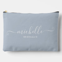 Chique Minimalistische Stofblauwe Persoonlijke Bru