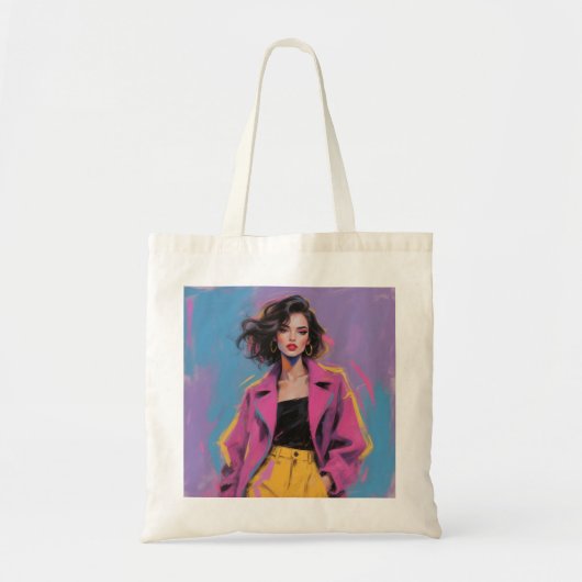 Chique Minimalistische Tote Tas (Voorkant)