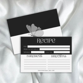 Chique minimalistische typografie vlinderrecept Ka