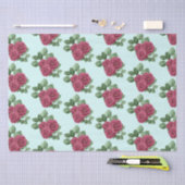 Chique Mint Bourgogne Gouden Rozen Trouwblaadjes Tissuepapier (Craft)