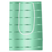 Chique Mint Lintel Boog Bruidscadeau Medium Cadeauzakje (Achterkant)