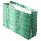 Chique Mint Lintel Boog Bruidsdouche Groot Cadeauzakje (Voorkant Gekanteld)