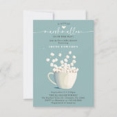 Chique Mint Marshmallow Baby Shower Kaart (Voorkant)