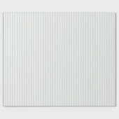 Chique Mint Witte Strepen Verjaardag Cadeaupapier (Vlak)