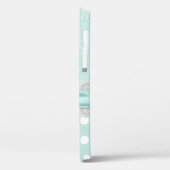 Chique Mintgroene Damast iPhone Case-Mate iPhone Case (Achterkant / Links)