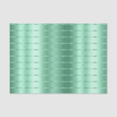 Chique mintgroene linten strik bruidsdouche tissuepapier (Voorkant)