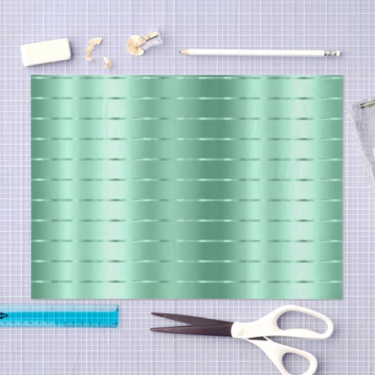 Chique mintgroene linten strik bruidsdouche tissuepapier (Craft)