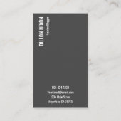 Chique Mode Social Media Foto Visitekaartje (Achterkant)