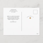 Chique Modern 4 Foto Vrolijk & Helder Kerstmis Feestdagenkaart (Achterkant)